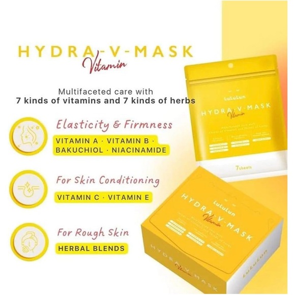 New LuLuLun Hydra-V Vitamin Masks, 28 pack - Picture 4 of 8